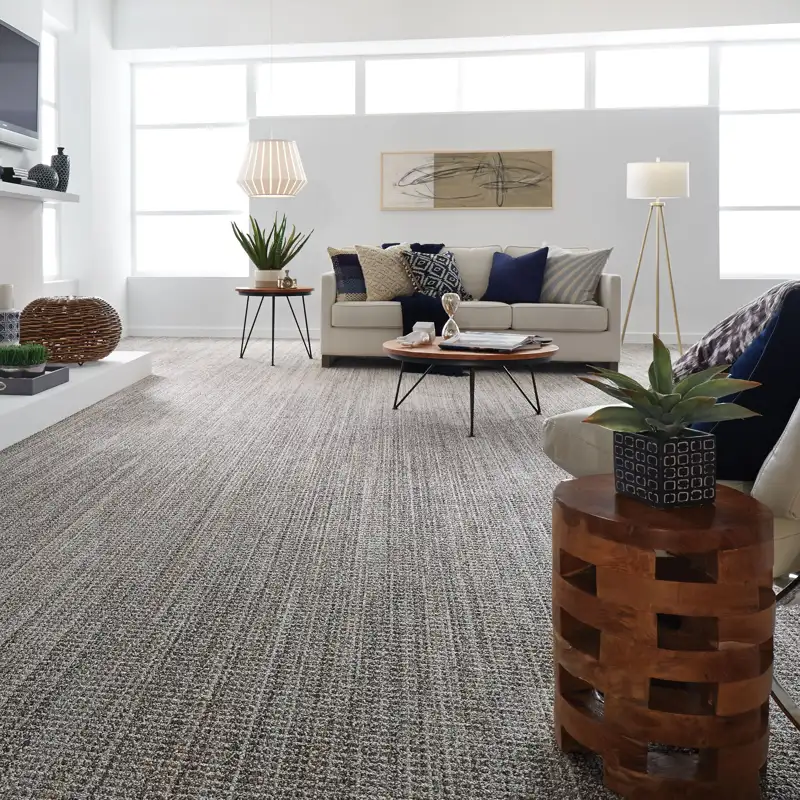 Bedroom carpet installation with wall-to-wall flooring in dubai