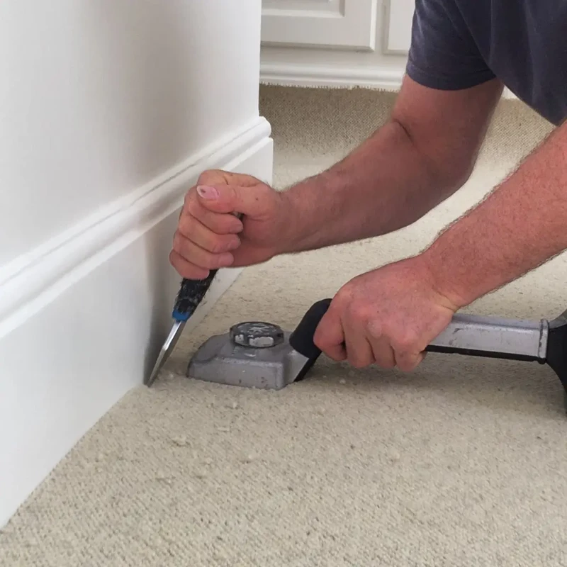 Guest room carpet installation with premium finish in Dubai