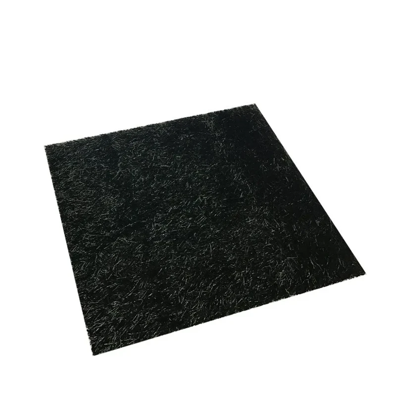 Black artificial grass carpet with modern decorative appeal