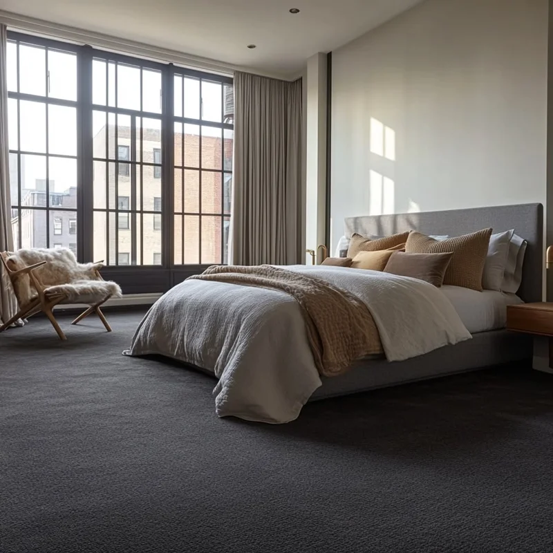 Black carpet collection offering versatile interior solutions