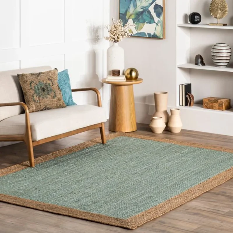 Designer jute carpet collection featuring rich color option