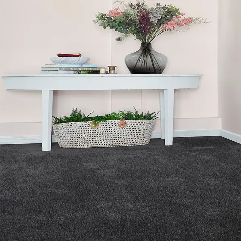 Elegant black carpet adding style to contemporary living spaces