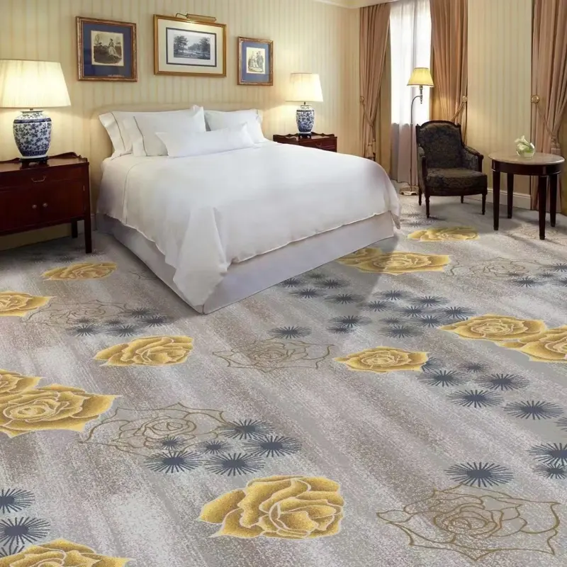 Elegant home carpet with durable woven texture for daily use