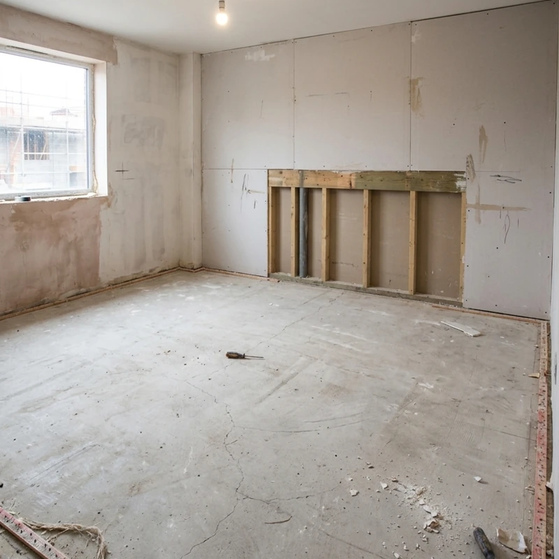 Grey Carpet Minimal Look Before
