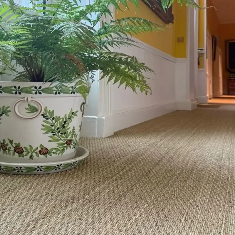 Jute carpets collection featuring natural woven designs