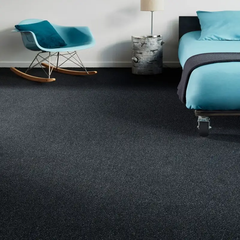 Luxury black carpet collection with elegant woven textures