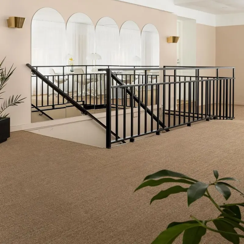 Modern jute rug for contemporary interiors