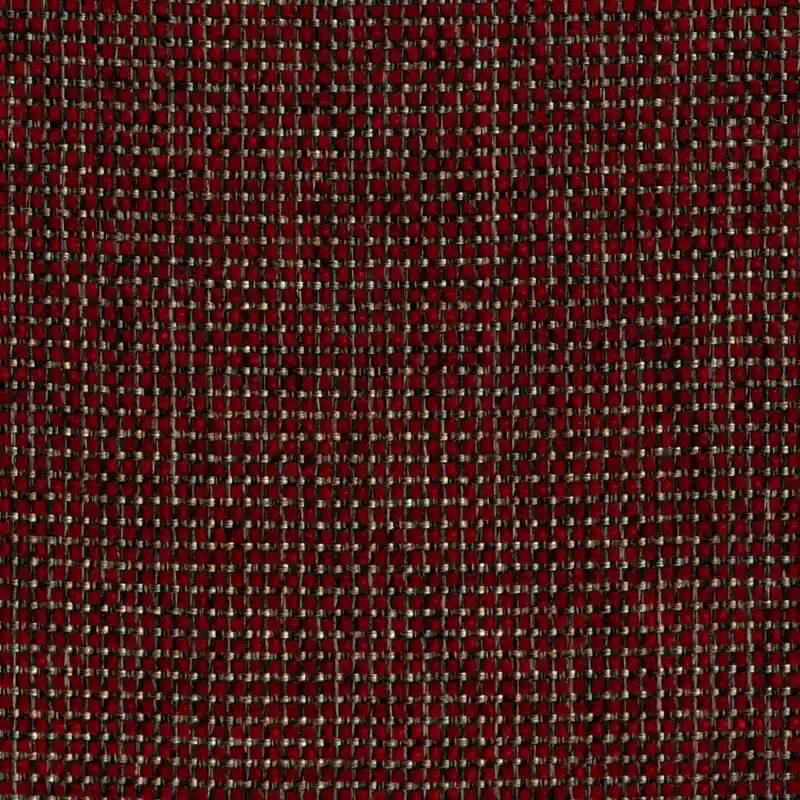 Red jute carpet with durable woven finish adding warmth and elegance to interiors