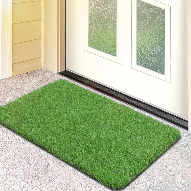 Soft and durable artificial grass carpet surface