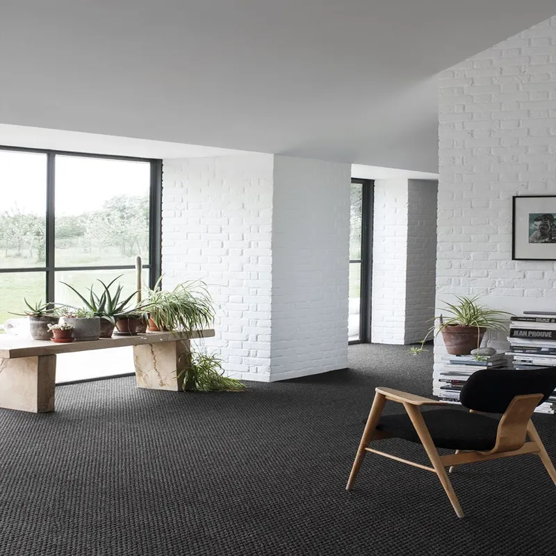Soft black carpet collection for comfortable living spaces