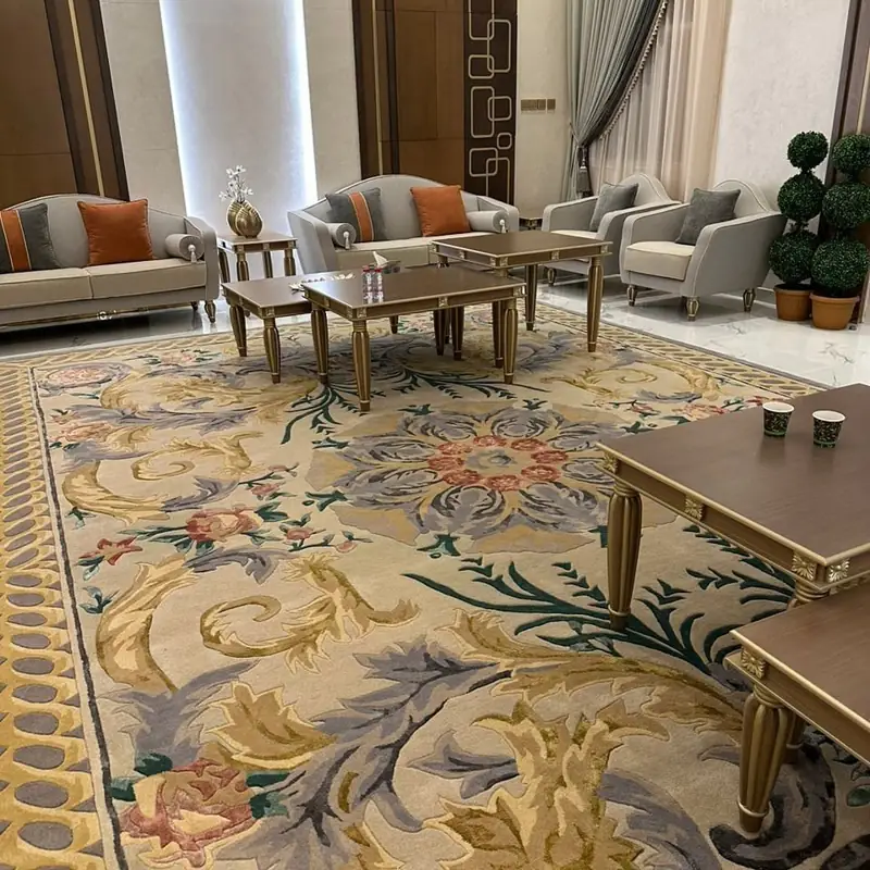 Living Room Carpet Dubai in classic villa setting, Arabian Ranches