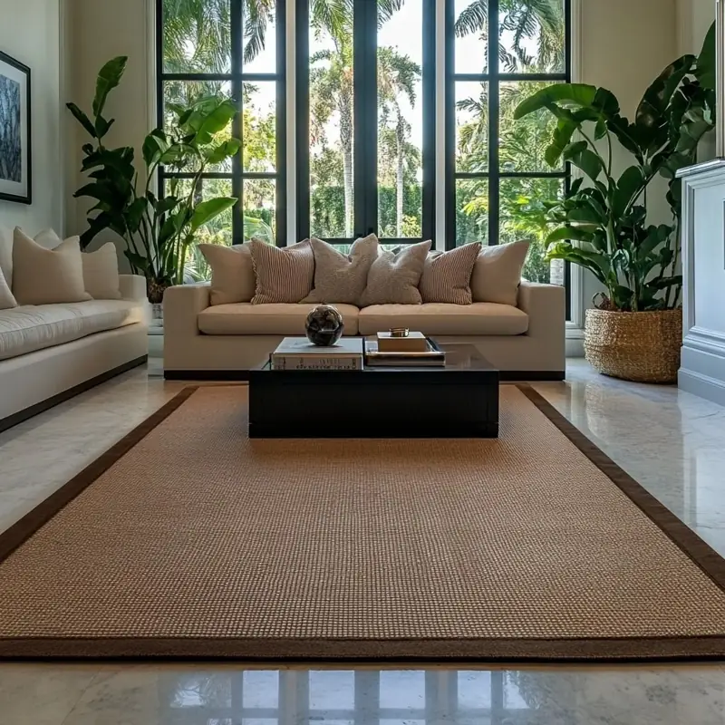 Living Room Carpet Dubai in modern apartment interior Dubai Marina
