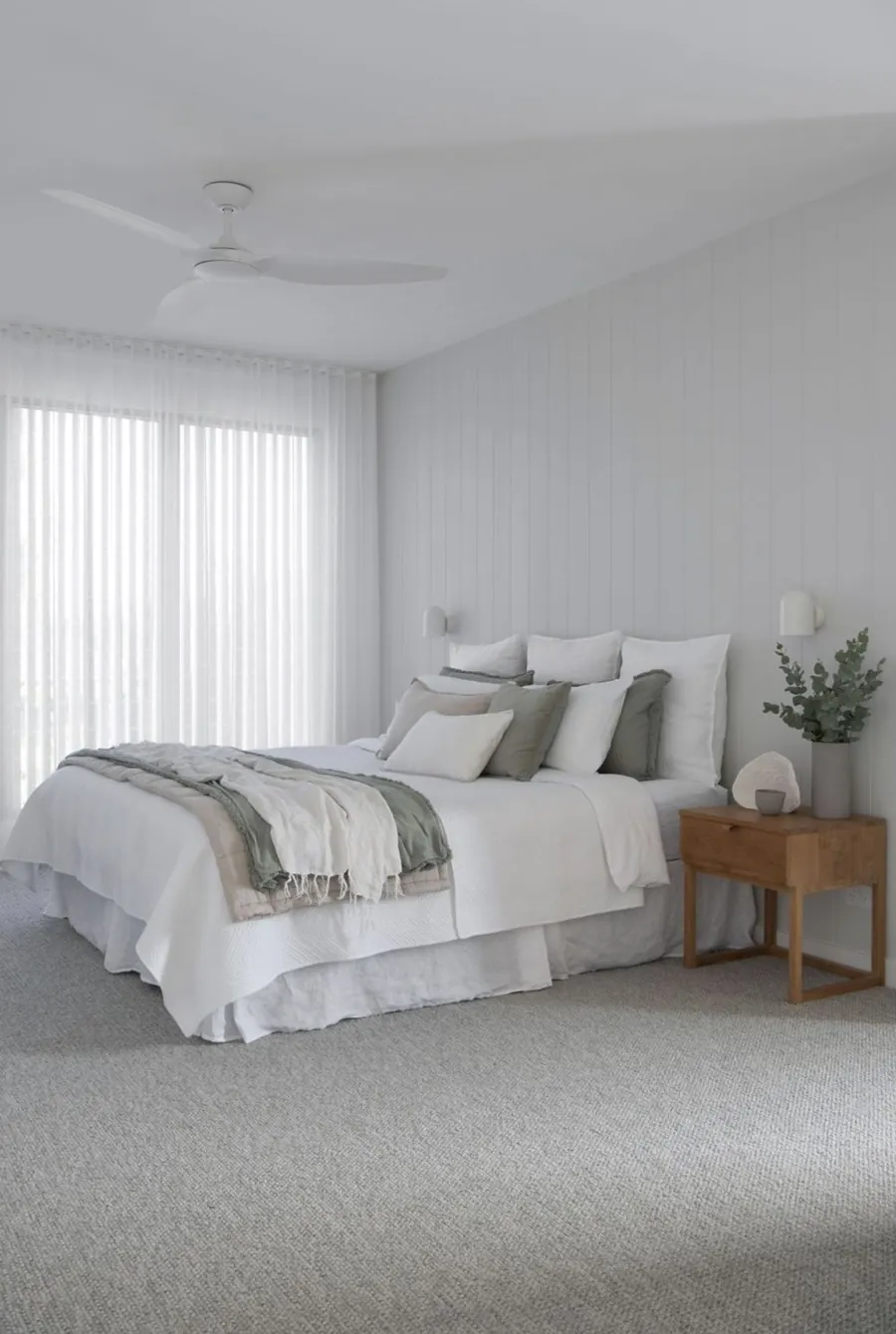 Modern Grey Retreat Bedroom carpet in dubai