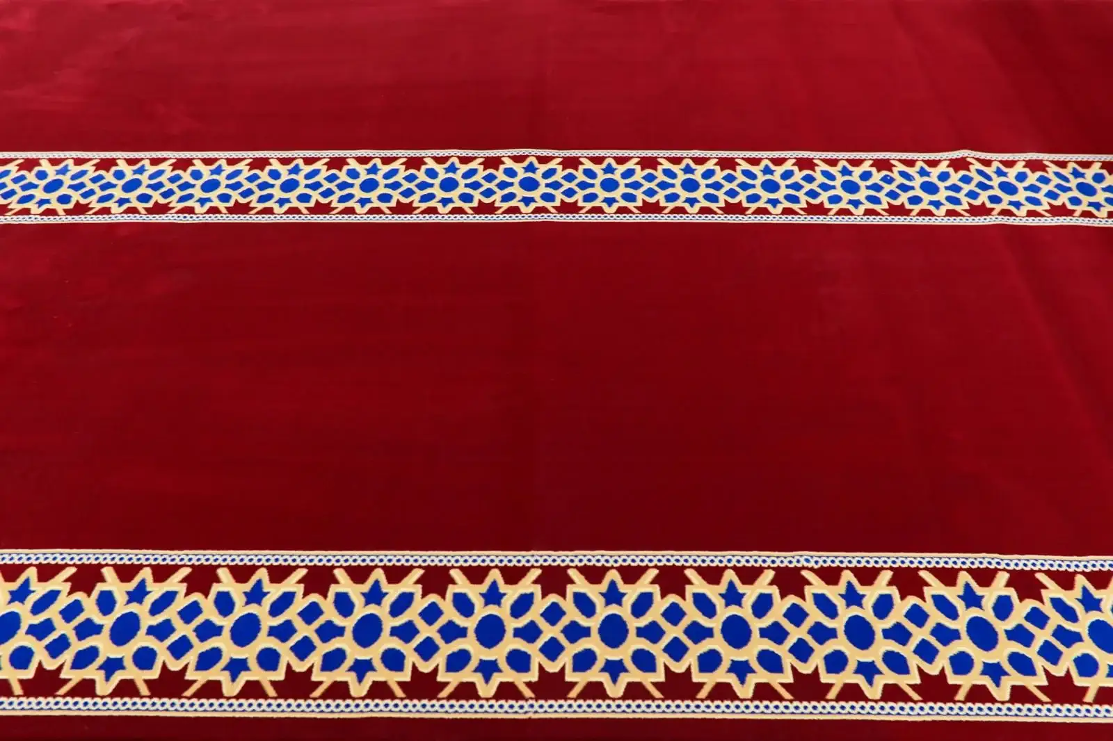 Deep Red Masjid Carpet - Image 3