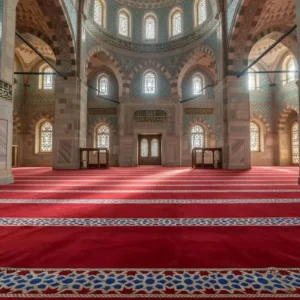 Deep Red Masjid Carpet Dubai