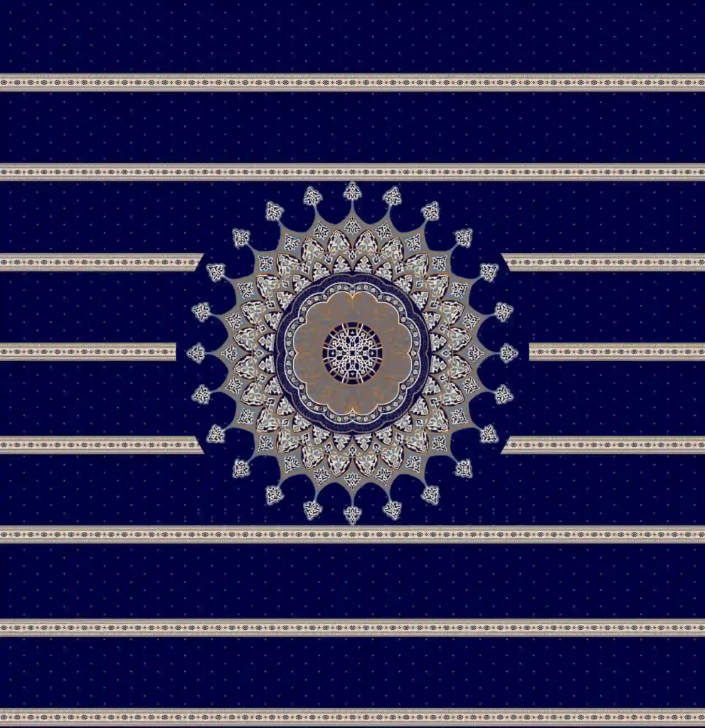 Royal Blue Masjid Carpet
